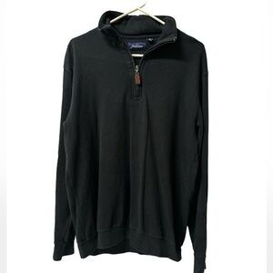 Men’s golf Jack Nicklaus legacy 1/4 Zip Up pull over ‎ black size medium (1949)